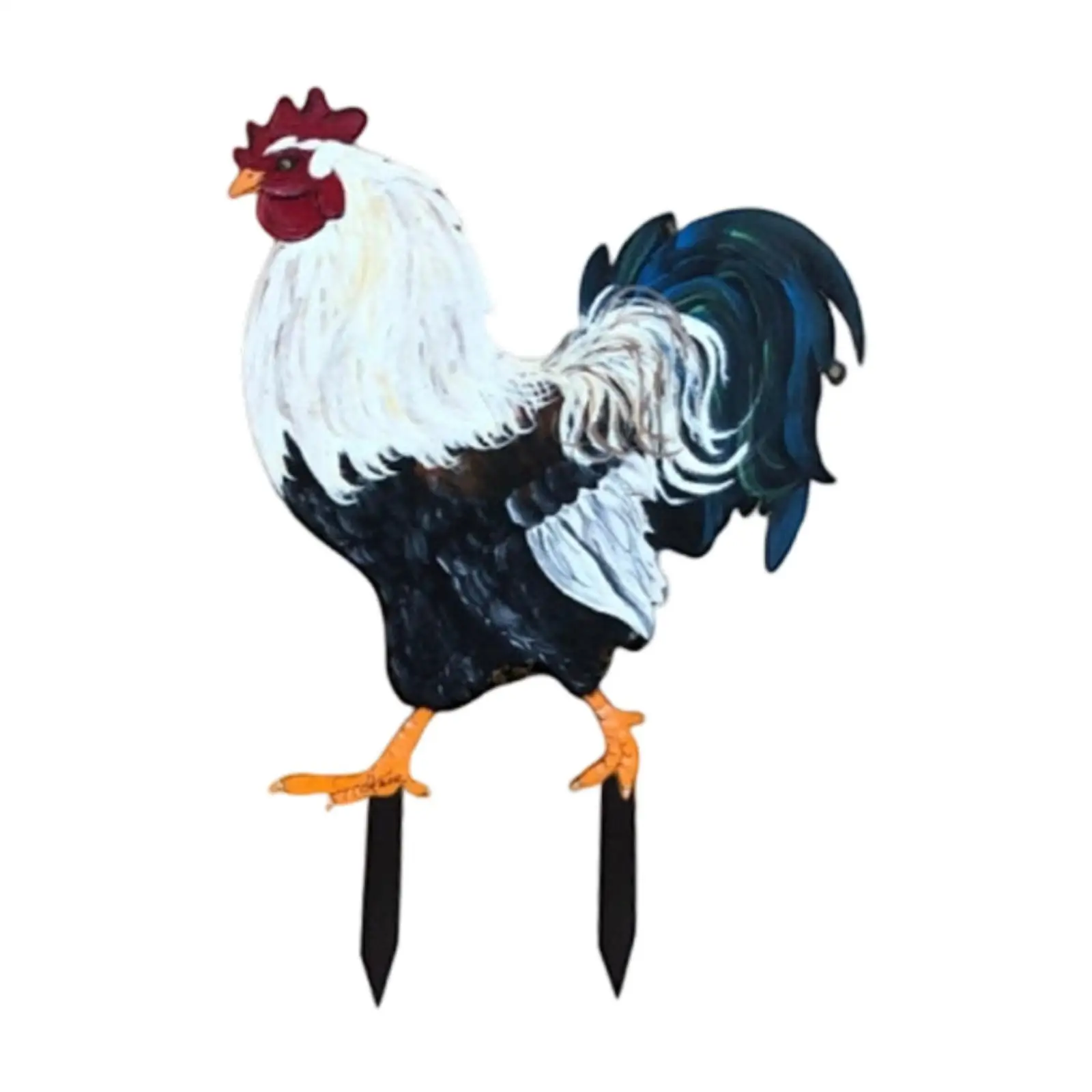 الديك حديقة حصة ساحة الفن الدائمة الهدايا ساحة حصص النحت الراتنج الزخرفية الحيوان النحت لمسار الفناء الخلفي #2