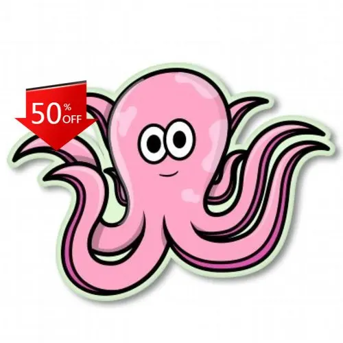 

Octopus Vintage Camper Van Truck Laptop Bumper Decoration Cool Retro Unique
