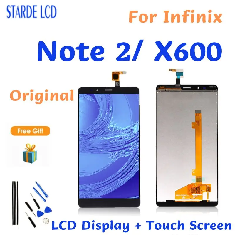 

6.0“ Original LCD For Infinix Note 2 LCD Display Touch Screen Digitizer Assembly For Infinix X600 Replacement Part Screen