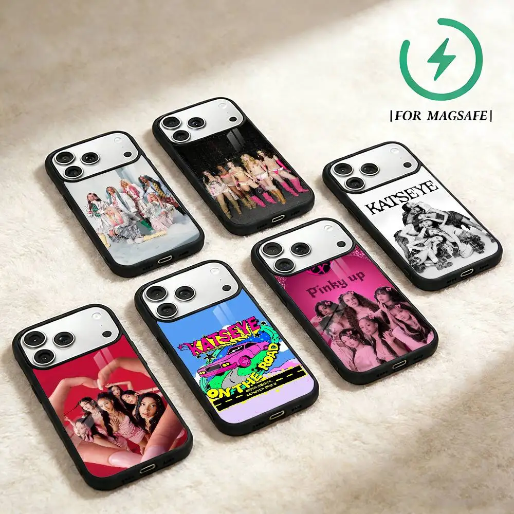 

Kpop Hot Girl K-KATSEYE Phone Case For iPhone 17,16,15,14,13,12,Plus,Pro,Max For Magsafe Magnetic Wireless Charge