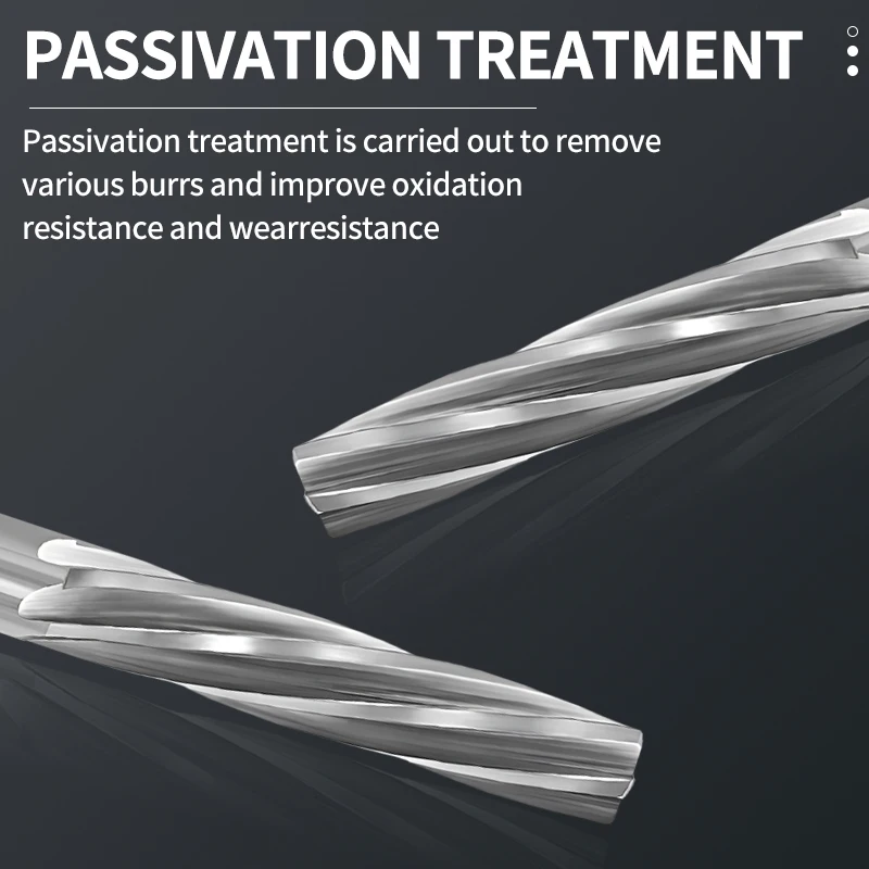 Alesatore per macchina in metallo duro UFS TAP 1.91-3.82 Due posti decimali Flauto a spirale Tolleranza non rivestita Mandrino Taglierina per metallo CNC