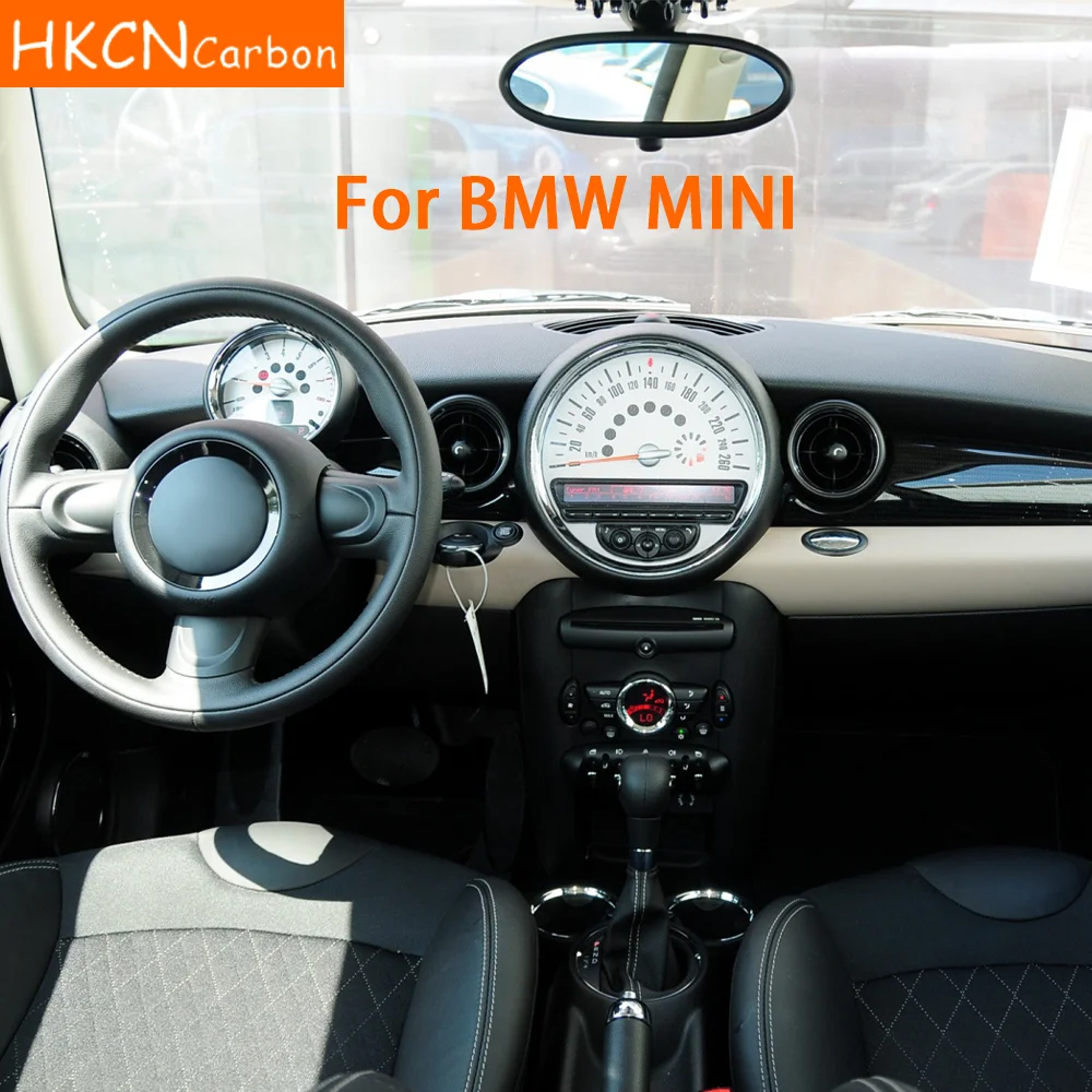 

For BMW MINI Series R/F Chassis Carbon Fiber Car Accessories Reading Light Lifting Handle Trim Sticker Interior Modification