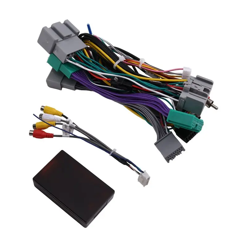 For Volvo S60 XC60 2008-2013 Compatible 16Pin Car Wiring Harness Cable With Canbus Box- OD-OLO-01-A91R