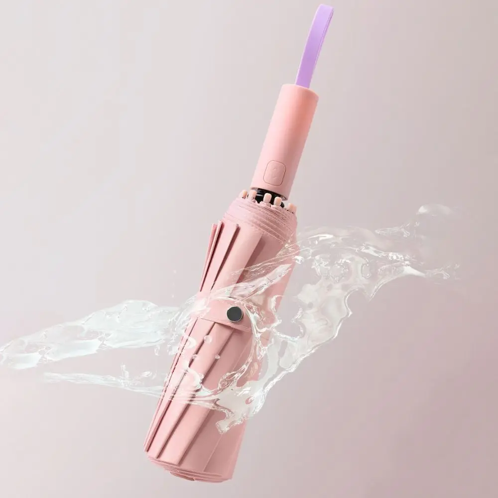 

72 Bone Automatic Folding Umbrella Reinforced Large Size Rain Protection Umbrella Portable Windproof Umbrella UV Protection