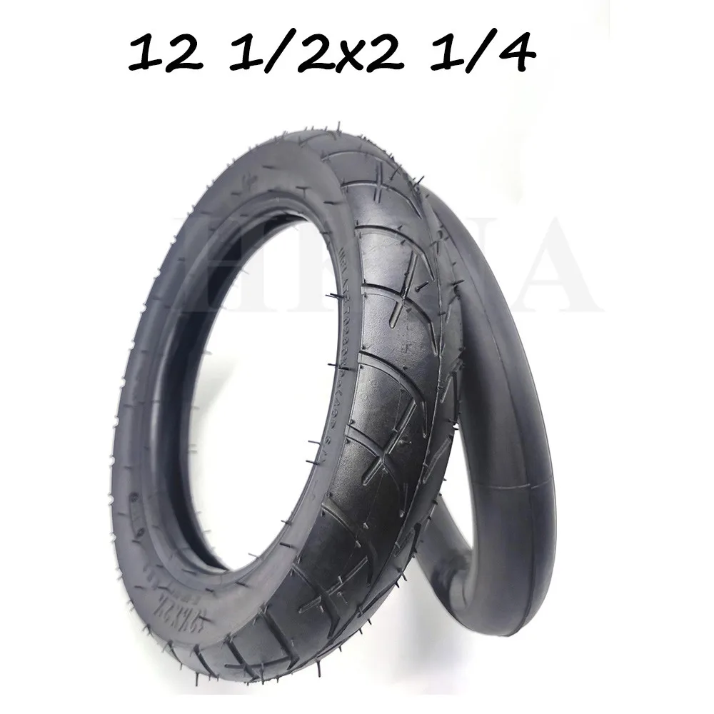 Mini Motorcycle 12 1/2x2 1/4 Tire 12 inch Pneumatic Tires Inner Tube Tyre for Baby Stroller Folding Bike Electric Vehicle