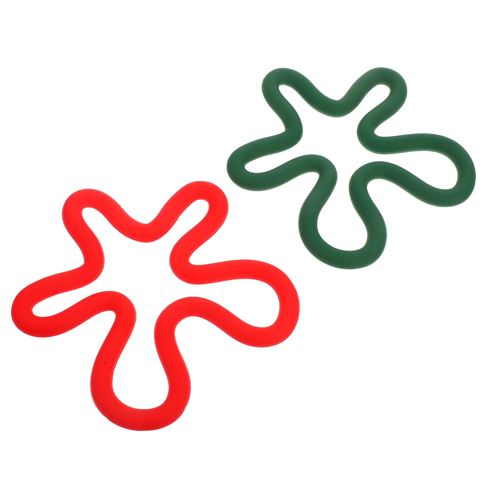 

2 шт. силиконовые подставки, утолщенные двухслойные коврики для подставки, держатели для горячих блюд, защита для поверхности стола, кухонные аксессуары, декор