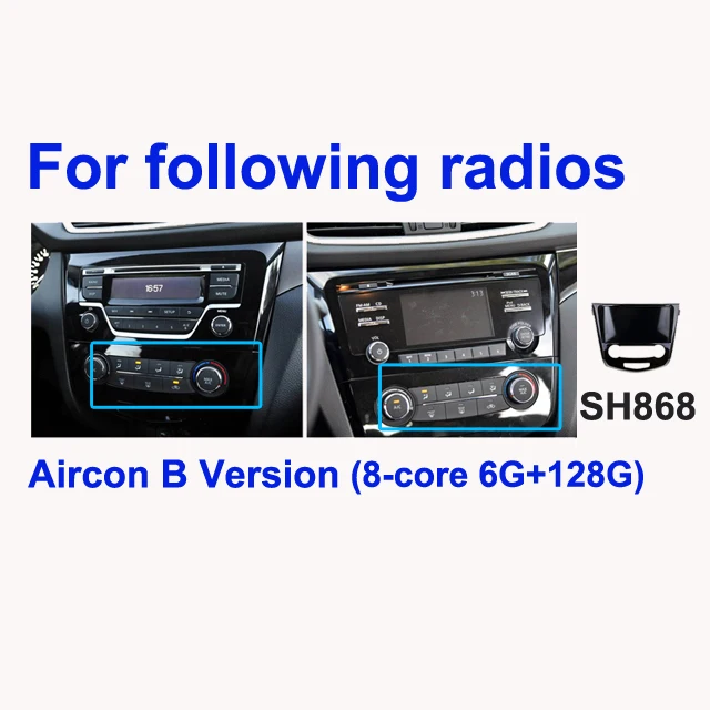 SINOSMART 8-Core A7870 Android GPS for Nissan Qashqai J11 X-Trail T32 Rogue 2014–2021 with OEM NAV Support BOSE 360 Camera image 3