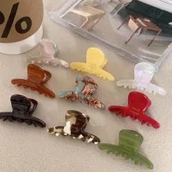 Acetate Claw Clip Fashion Hair Accessories Small Barrette Headdress Headwear Hair Claw Girls