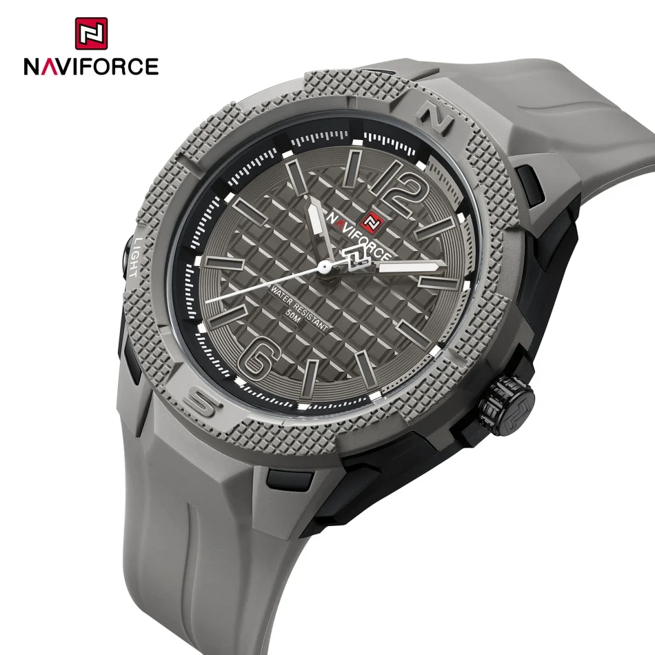 Naviforce homem relógio de luxo quartzo luminoso mãos relógio de pulso masculino militar esportes relógios para homem presente relógio relogio masculino