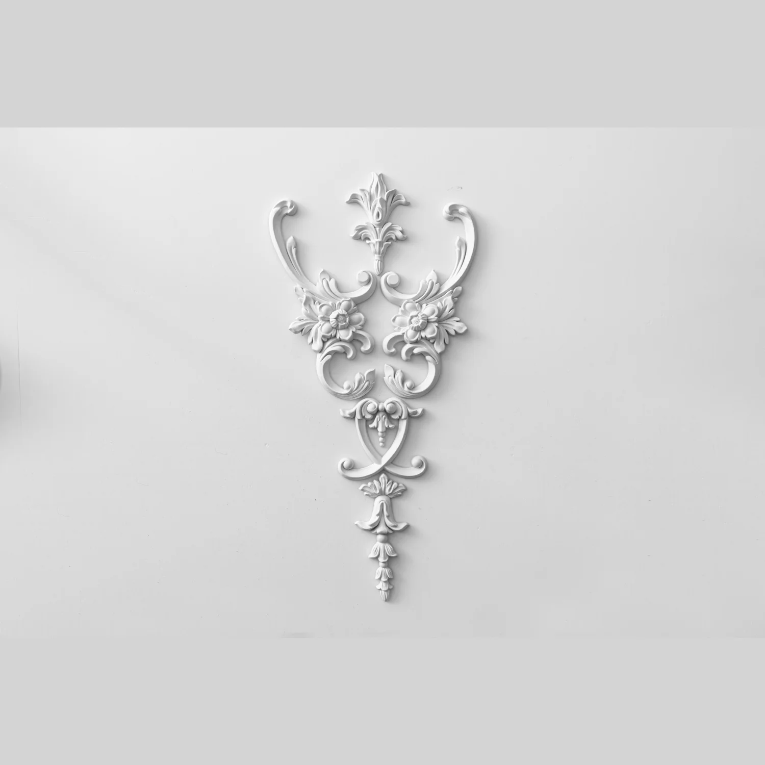 JMZ44PU PU Decorative Moldings For House Decor Factory Price Factory Direct Selling Furniture Decorative Corner Flowers
