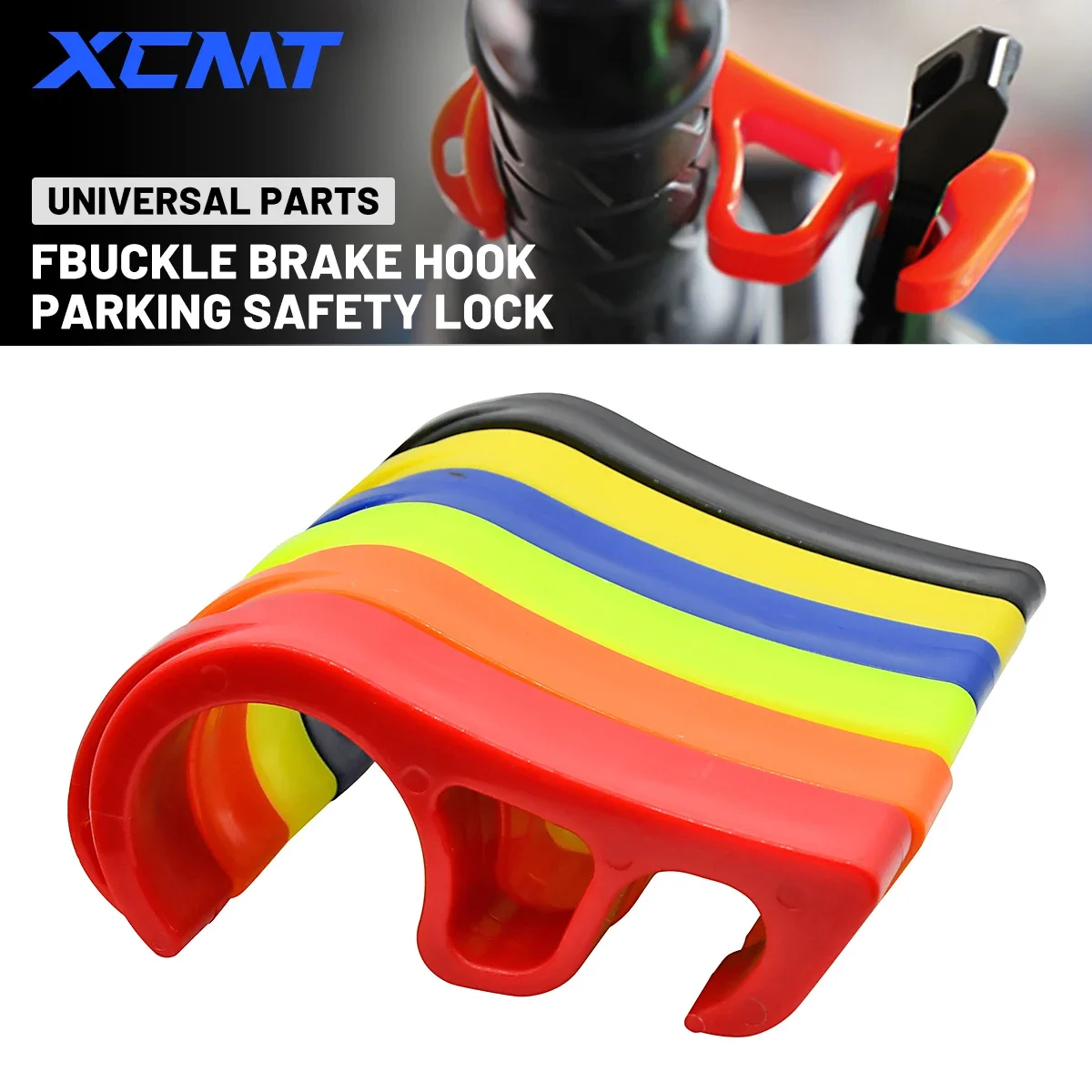 Motorcycle Universal Buckle Brake Hook Parking Safety Lock Bicycle Slope Parking Lock For SX EXC YZ YZF KLX KX CRF CR RMZ DMZ
