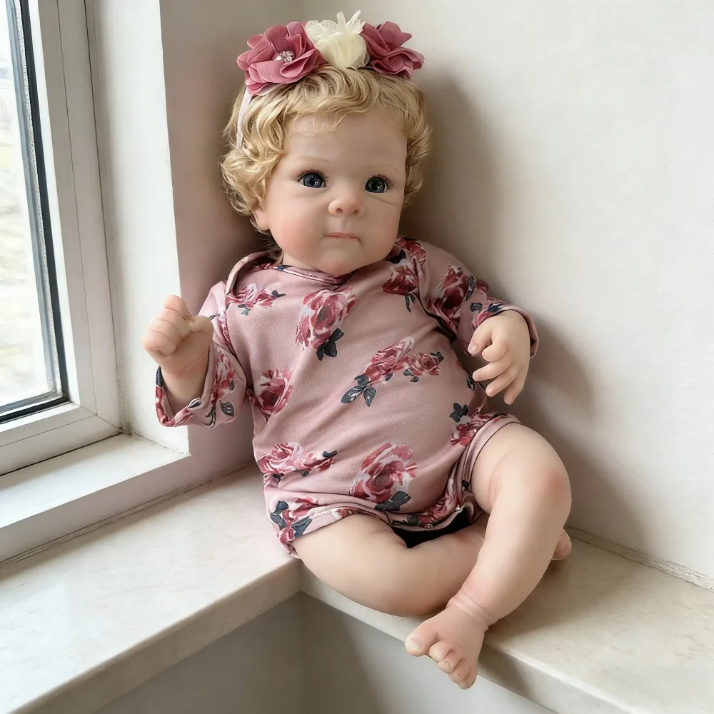 45CM 18INCH Reborn Newborn Baby Doll Bettie Handmade Art Dolls Soft Body Real Looking Baby Dolls with Visible Veins Bebe Alive