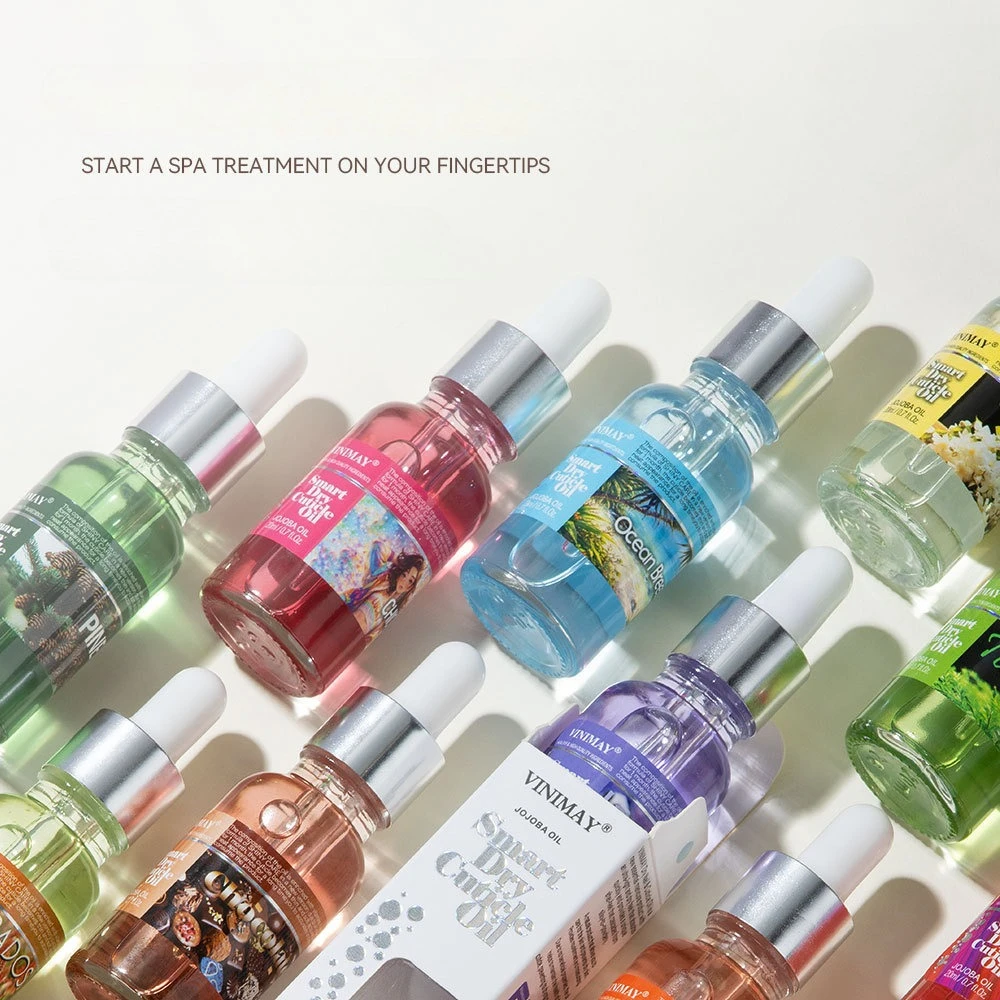 20ml Nail Nourishing Oil Dry Flower Fragrance Nourishing Oil Moisturizing Nail Cuticle Nail Care Repair Damaged Liquid Manicure