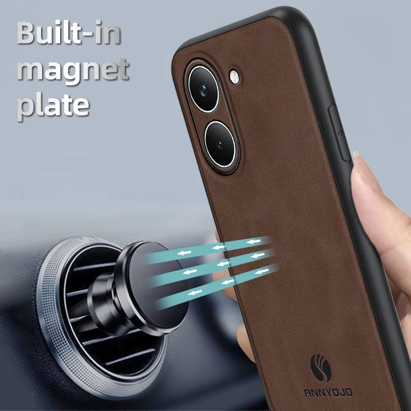PU Leather Phone Case for Xiaomi Redmi Turbo 5 Max Turbo 5 4 Pro Cover Shockproof Full Camera Protector Soft Matte Shell Fundas - view 3