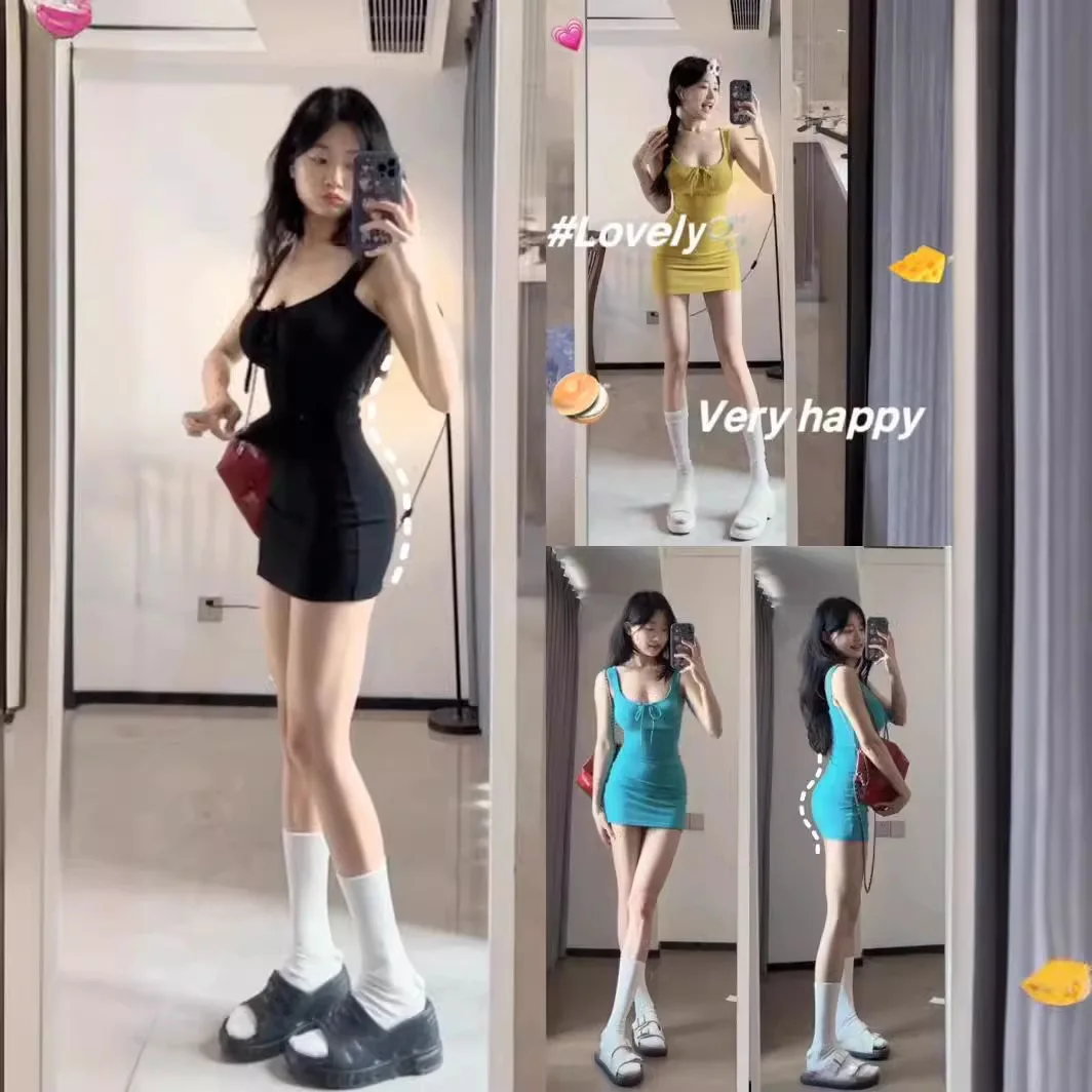 Vestidos bodycon mulher asiática bornladies rosa peter pan colarinho ajuste e alargamento fita guarnição querida pintuck detalhe pontilhado malha floral