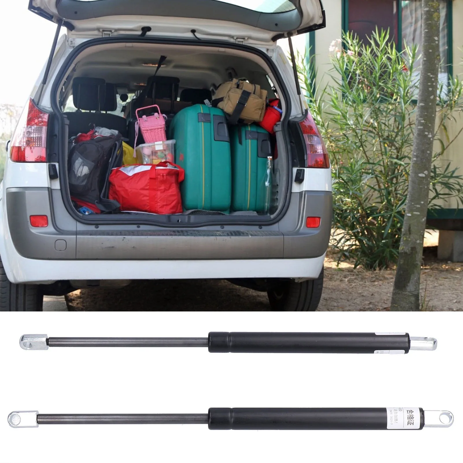 

400mm Gas Spring Hydraulic Shock Struts Pneumatic Liftable Support Rod Stroke 160mm Spring Steel Lift Support