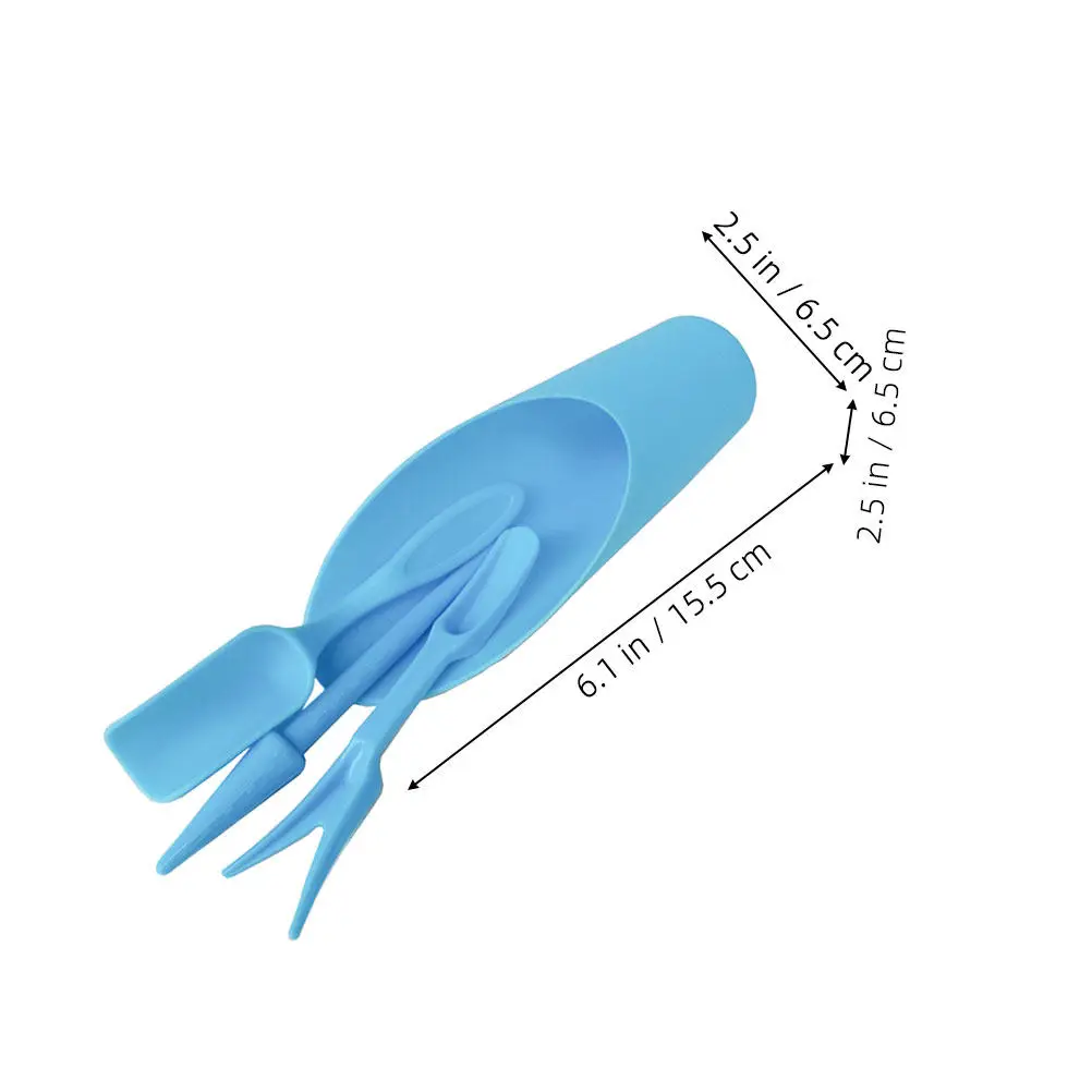 1Set Gardening Tool Kit Succulent Planting Tools Yard Planting Supplies Seeder Transplant Soil Scoop Cleaning Brush