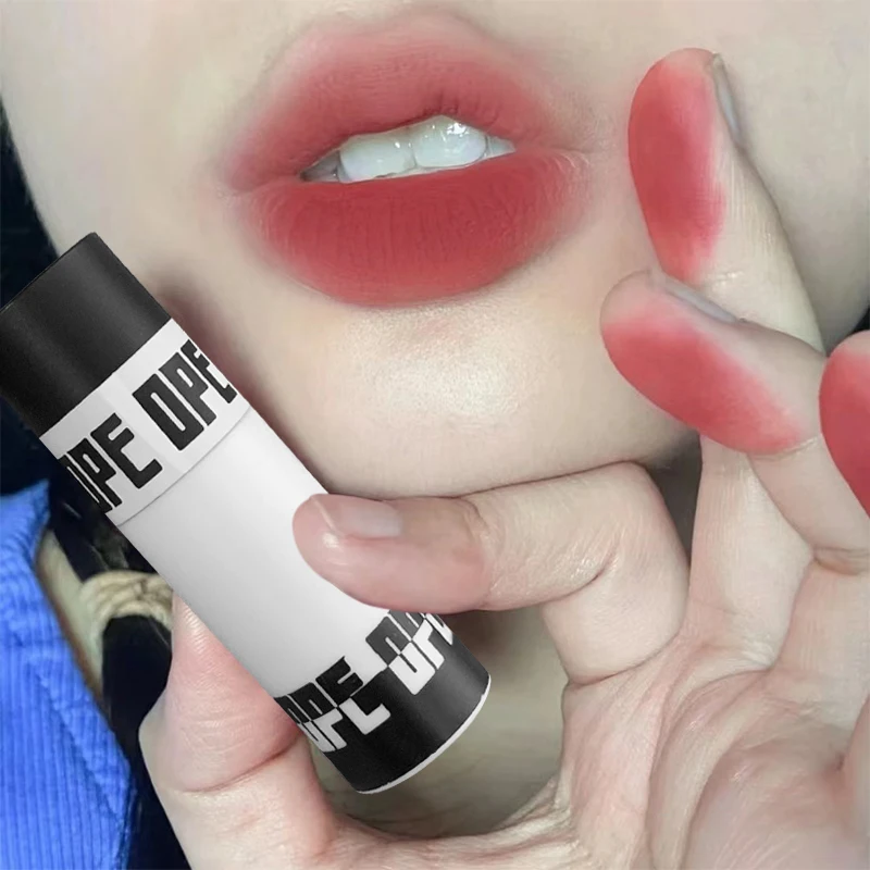 マットベルベットリップグロス防水液体口紅ヌードブラウン唇ティント泥メイクラテコーヒーリップ釉薬化粧品