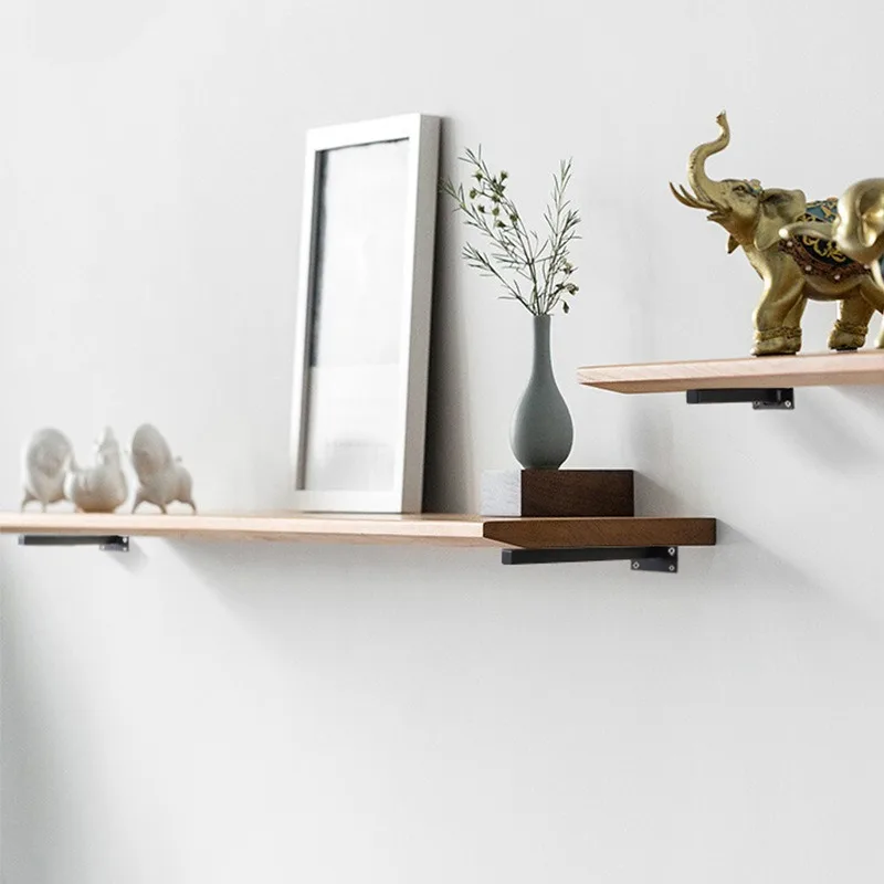 Heavy Duty Stainless Steel Flat Bracket, Wall Shelf Support & Triangle Bracket for Partition Board