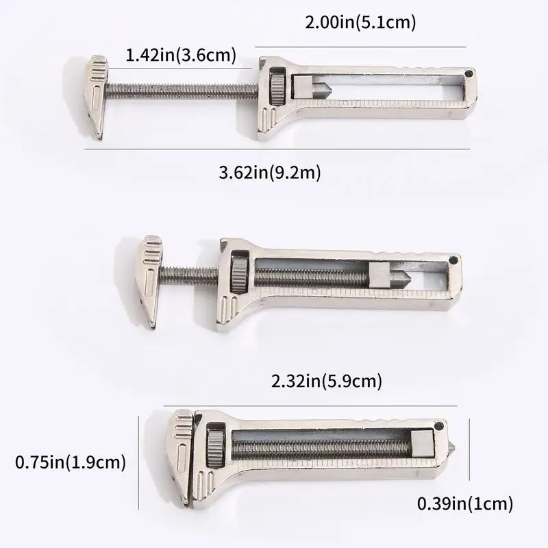 Titanium Multitool Universal Wrench Bottle Opener Keychain Repair Tool Accessories Compact Titanium Multi-Tools Within Reach