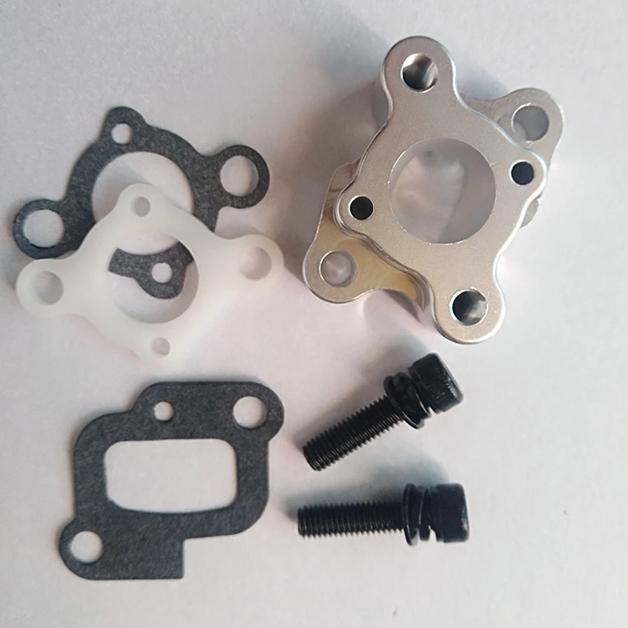 Zestaw kolektorów dolotowych ABZZ-CNC do silników gazowych 23-30.5Cc Zenoah Cy Hpi Baja 5B 5T 5Sc Losi 5Ive-T Rovan King Motor — zdjęcie produktu 2