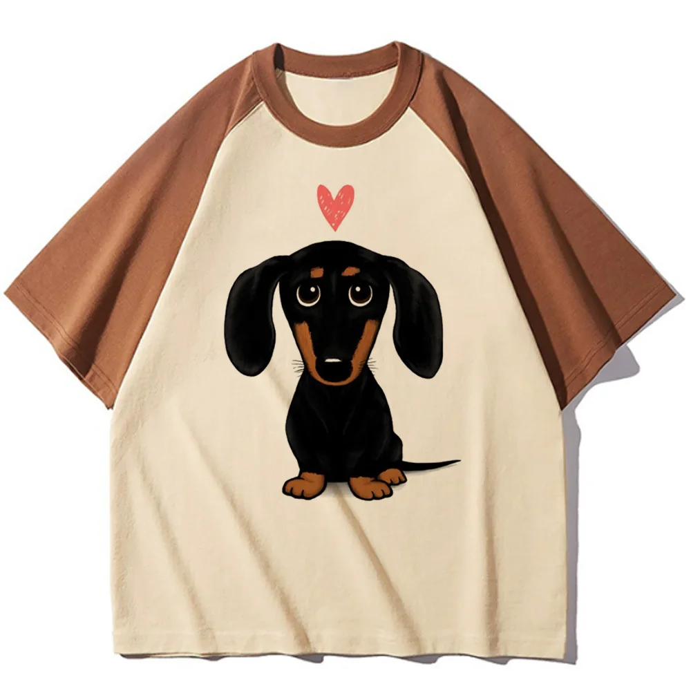 

Perro Salchicha top women graphic t-shirts female 2000s anime manga clothes