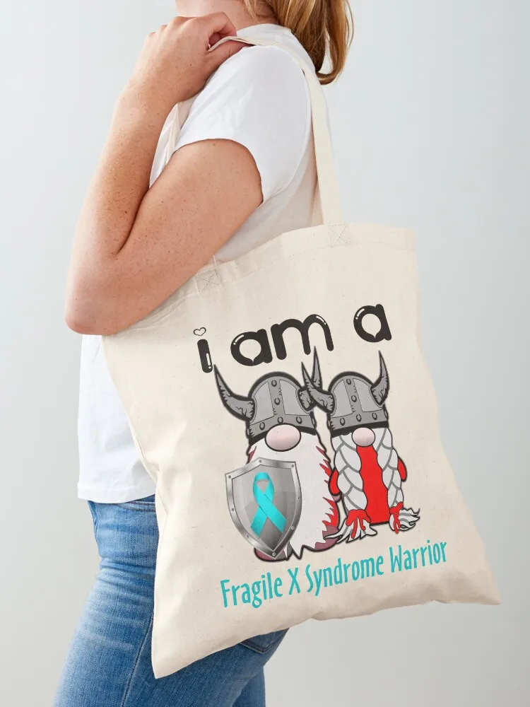 I Am A Fragile X Syndrome Warrior Support Fragile X Syndrome Fighter Gift Tote Bag tote bags aesthetic