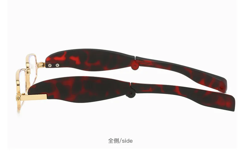 Klappbare Lesebrille, 360 Grad drehbar, Anti-Blaulicht, für Männer und Frauen, kleine tragbare HD, bequeme Korrekturbrille – Detail 11