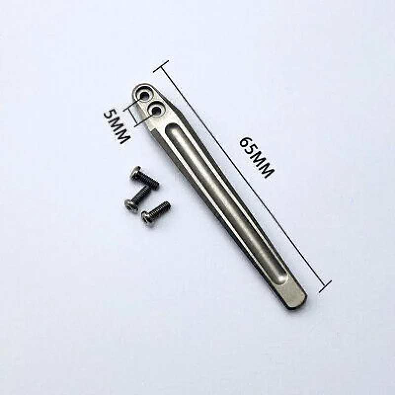 

Deep Carry TC4 Titanium Alloy Clip + 3PCs. TC4 Screws for Rick Hinderer knives XM18 / XM24