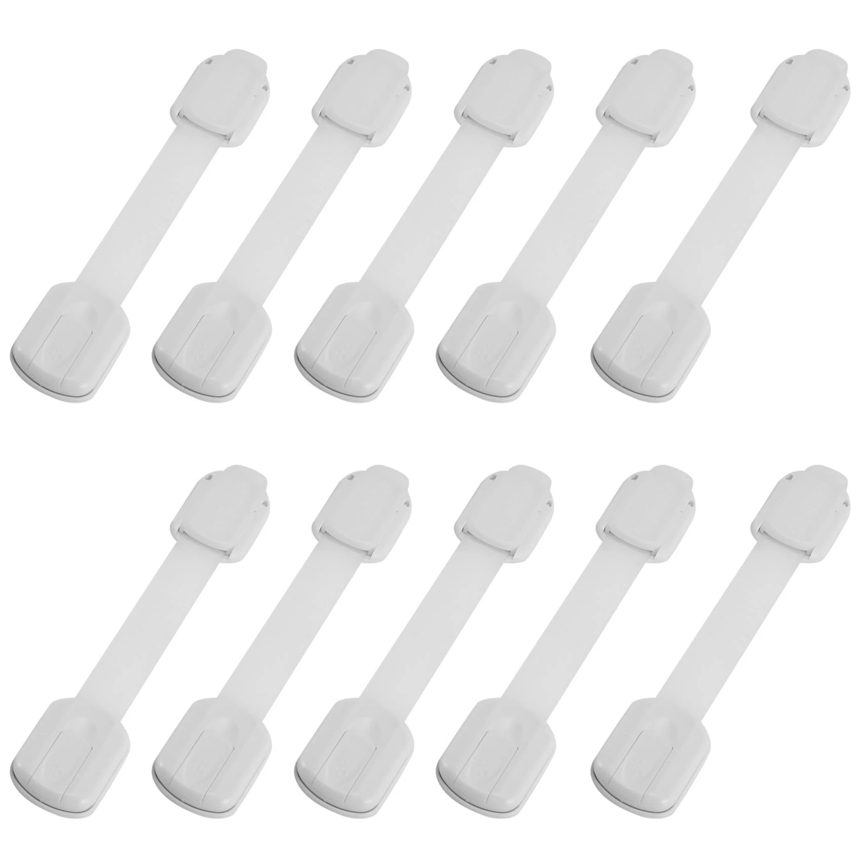 BOM-fechadura infantil para armário e gavetas (10 peças) segurança autoadesiva para gaveta de bebê para portas, armários, geladeira e gavetas