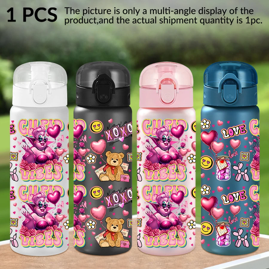 

1 шт., пластиковая бутылка для воды с рисунком медведя Диснея, 26 унций, спортивная чашка для воды на открытом воздухе, подарок на день рождения/повернення домой