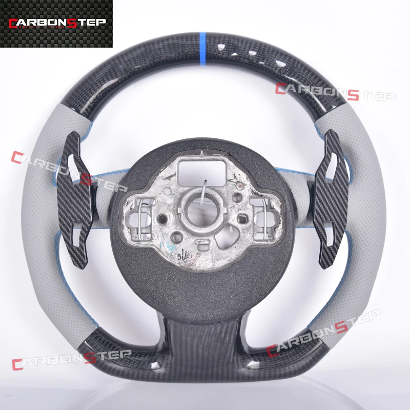 Smart LED Carbon Fiber Steering Wheel for Audi RS3 RS4 RS5 RS6 RS7 S3 S4 S5 S6 S7 A3 A4 A5 A6 A7