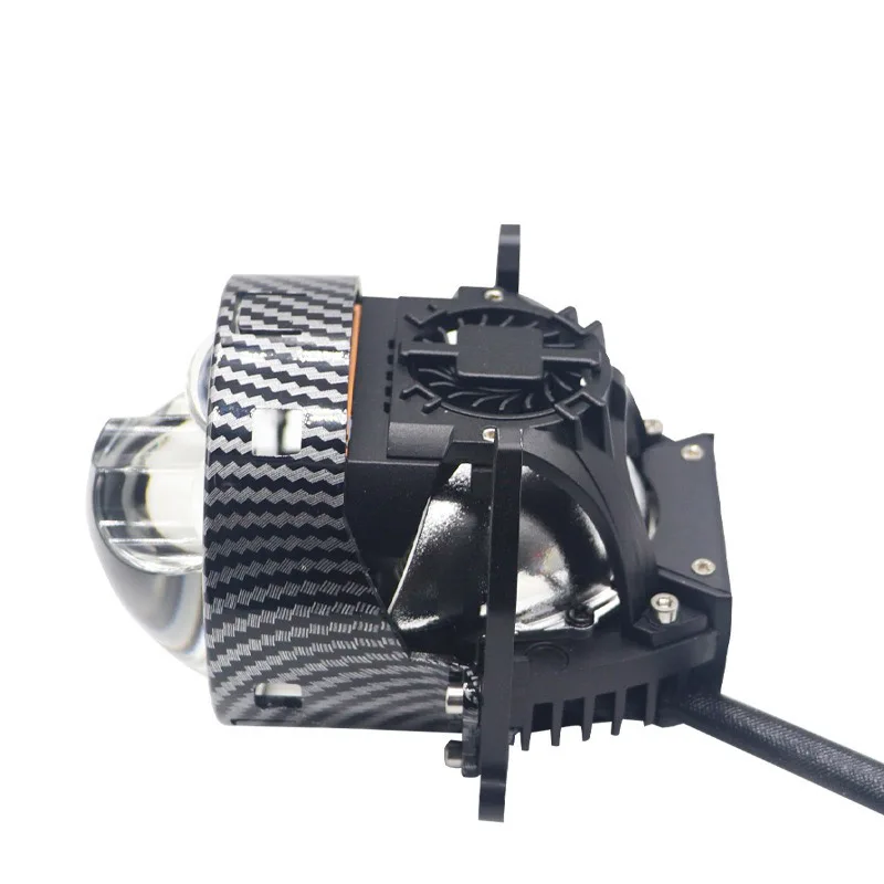 

3-дюймовый квадратный би-светодиодный лазерный проектор с линзой, модернизированная автомобильная фара 12 В, 95 Вт, 6000 К, Hi Lo, три прямые снимки