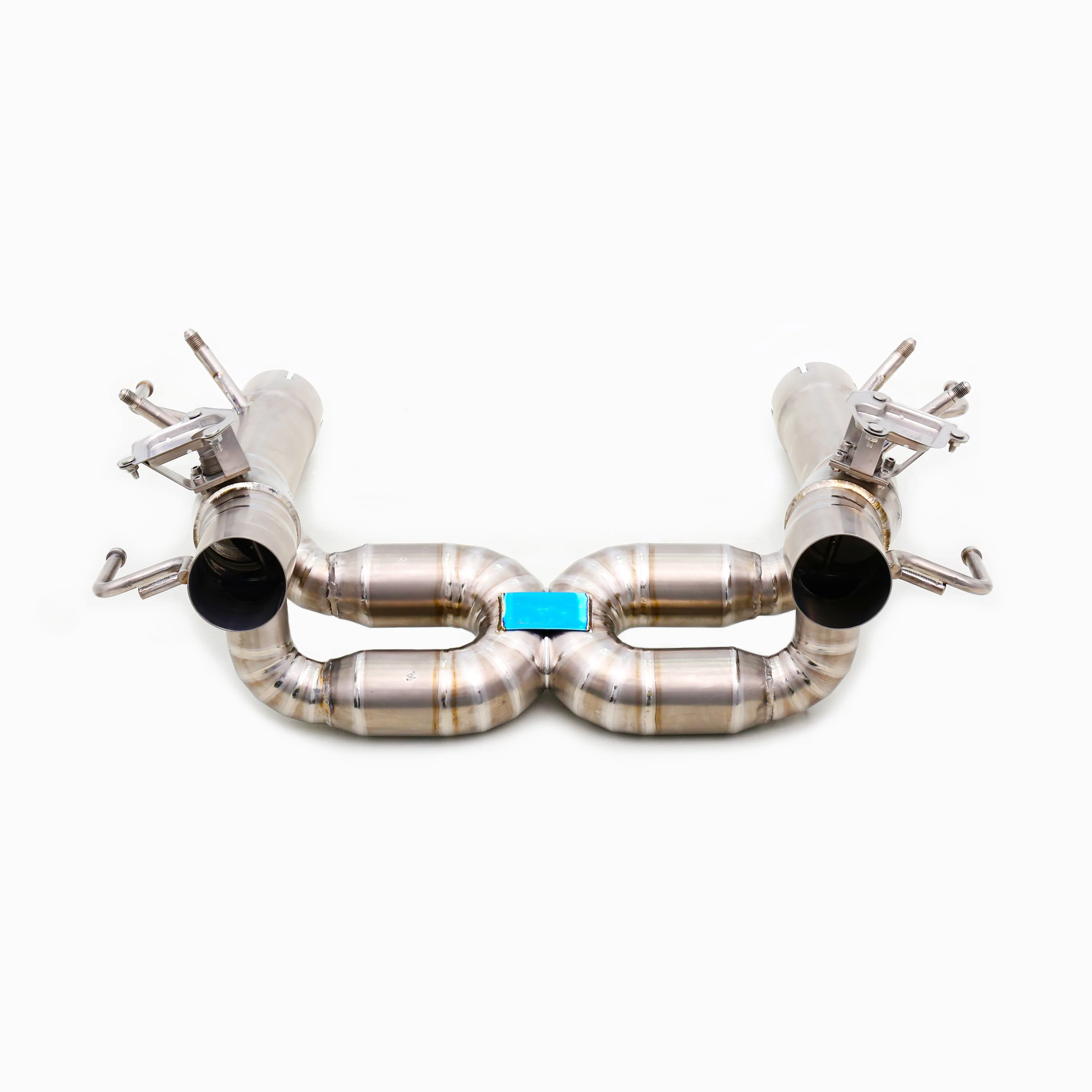 Custom Designed Titanium Polished Valve Catback Exhaust System SF90 3.9T V8 Engine Premium Quality Exhaust Pipes