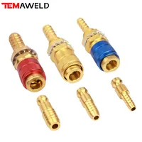 Welding Machine Quick Fitting Female Male Water Cooled Gas Adapter Connector Clamp MIG TIG Welding Torch Tools Welder wholesale