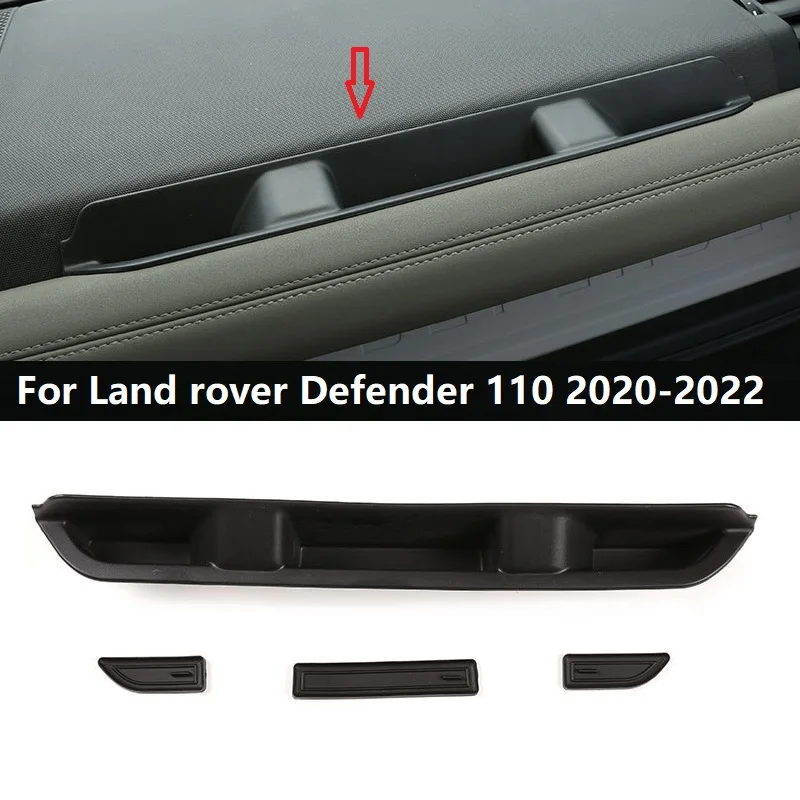 

Car Co-pilot Storage Box Armrest Central Box W/ Non-slip Pad ABS For Land Rover Defender 110 2020-2022 Interior Accessories