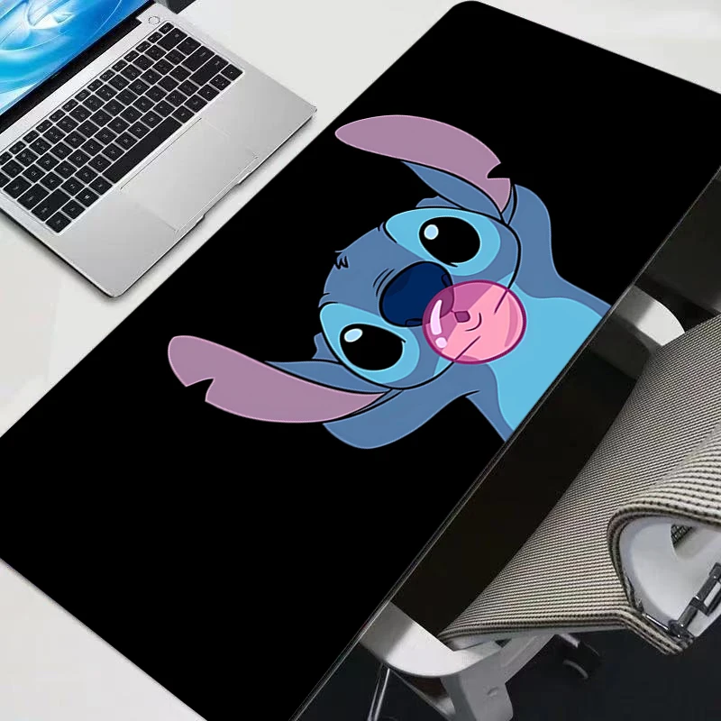 Mauspad, Laptop-Tastatur, rutschfestes Gummi-Mauspad, Computergeschwindigkeitstyp, Teppichmatte für E-Sport-Spieler, Büro, S-Stich, Schreibtischunterlage