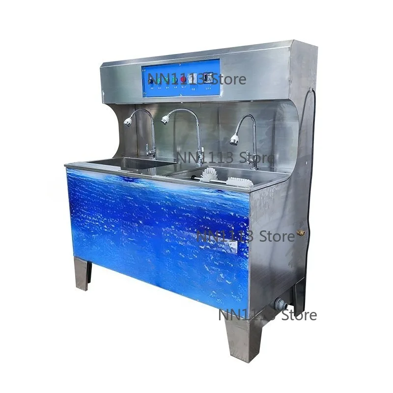 

Industrial Semi-automatic Professional Laundry Shoes Washing Machine With Recycle Dirty Water