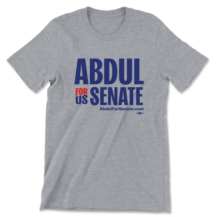 Abdul for US Senate Campaign Graphic T-Shirt Cotton Men Women Streetwear Tee