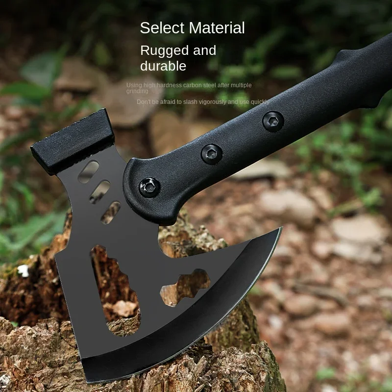 Camping Multifunctional Axe High Manganese Steel Ordnance Axe Survival Tactics Logging Axe Outdoor Products