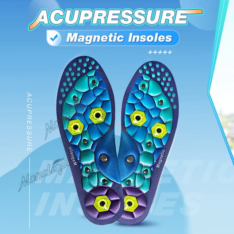 Magnetic Therapy Massage Insoles Arch Support Orthopedic Insole Comfort Shoe Pad Camping Hiking Deodorant Breathable Shoe Insert