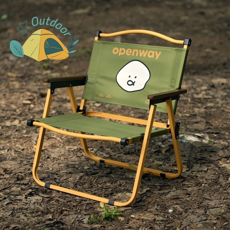 DZ Outdoor Folding Chair Leisure Lightweight Breathable High Load Capacity Outdoor Camping Beach Portable Picnic Foldable Stools