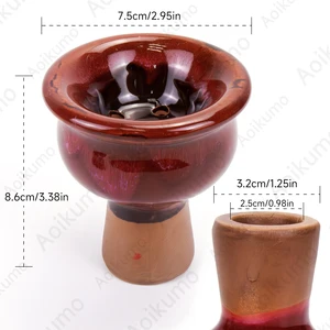 Nargile kasesi kil, Mısır kılıfı, Nargile, Seramik, Cam Nargile, Nargile, yepyeni, 2024 12-En çok satan, nargile, Mısır - №3