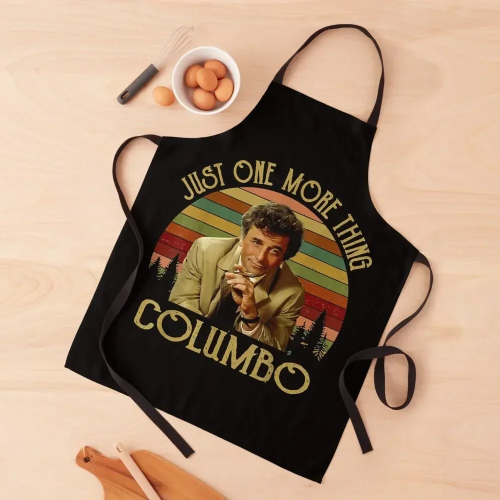 

Just One More Thing Columbo Apron Kitchen Things Men'ss Teacher for home useful pieces Apron