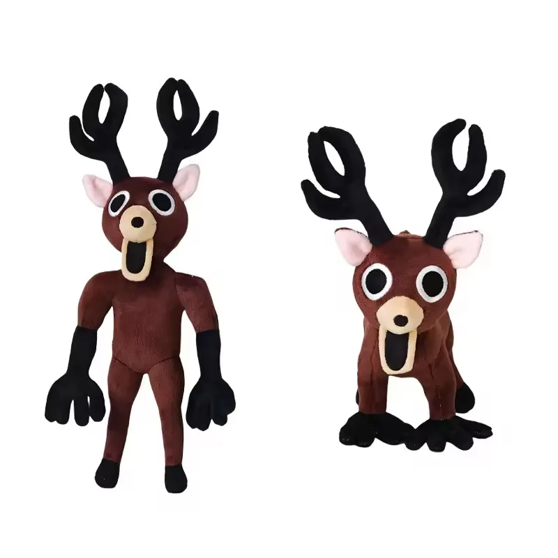 @ 99 nuits dans la forêt cerf jouets en peluche 38 cm cerf poupée doux jeu peluche pour cadeau d'anniversaire décorations de noël poupée mignonne @