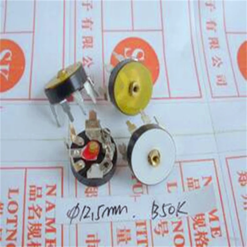 4pcs RV12 b50k / switch / Radio potentiometers / 90-degree angle line