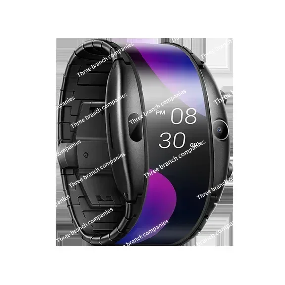 

Bluetooth Smart Watch Flexible Display SmartWatch 4G Internet Mobile Heart Rate Detection GPS Positioning