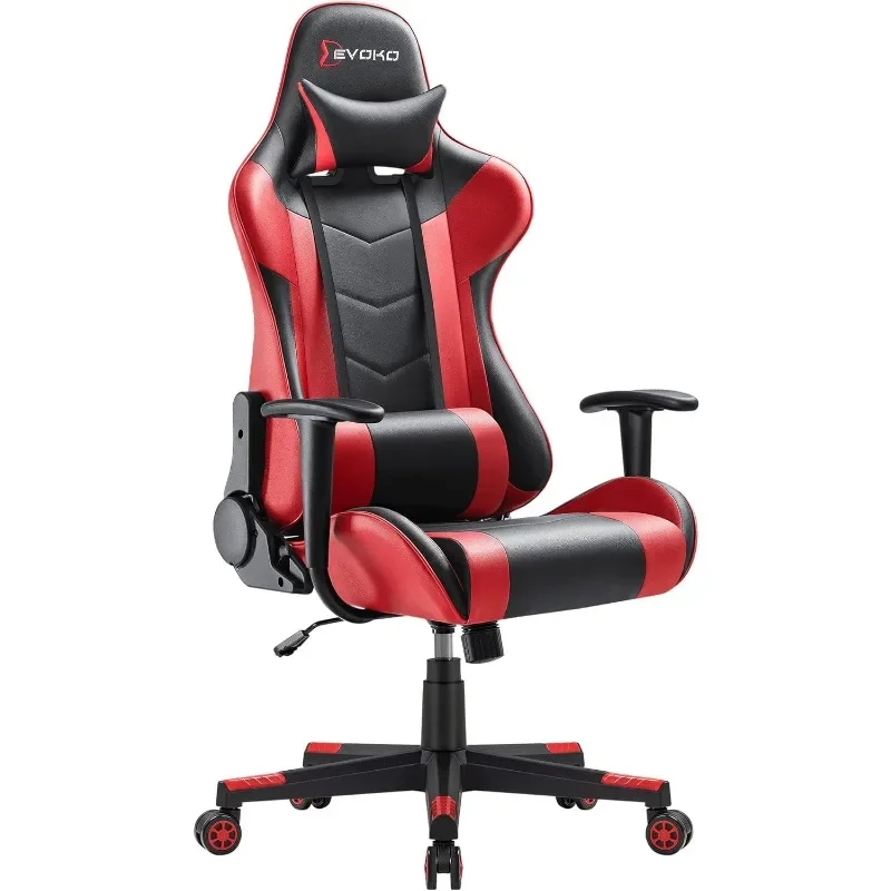 Devoko Ergonomic Gaming Chair Racing Style Adjustable Height High-Back PC Computer Chair with Headrest