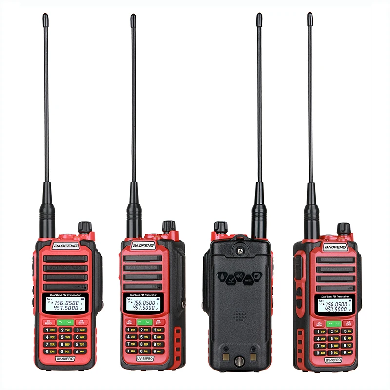 

Baofeng UV-98 Pro VHF UHF Dual Band Handheld Two Way Radio 5-10km Walkie Talkie