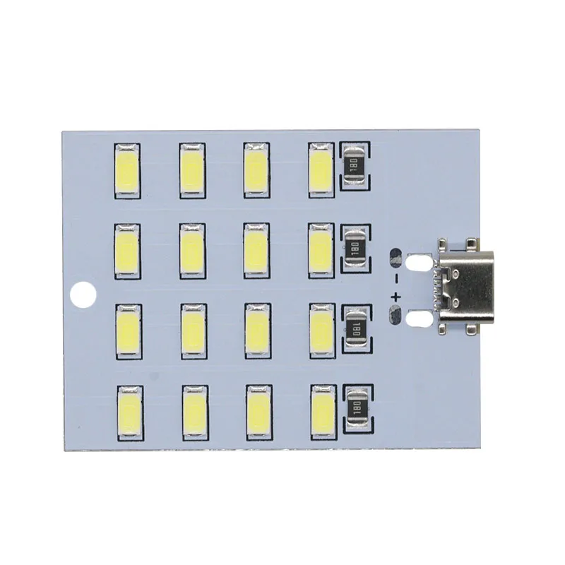 1PCS high quality 5730 smd 5V 430mA~470mA White Mirco Usb 5730 LED lighting panel USB mobile light Emergency light night light